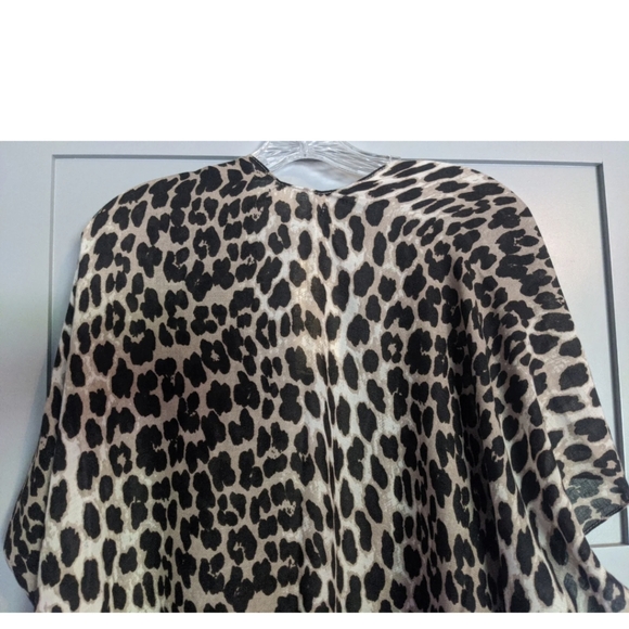 Club Moda Women's Leopard Print & Pink w/ Lace Kimono - One Size NWT! - Picture 9 of 9